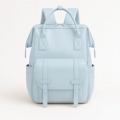 The Deluxe Vegan Leather Baby Changing Bag - Backpack