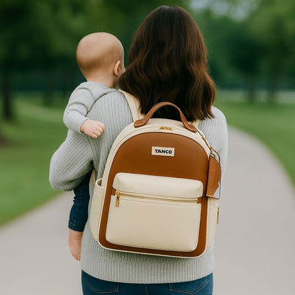 The Premium Vegan Leather Baby Changing Bag - TANCO Backpack