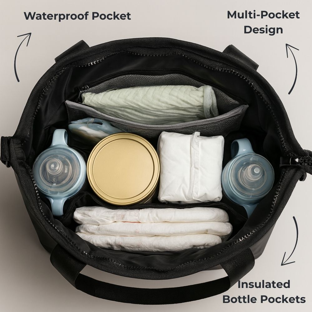 The Black Pearl Baby Changing Bag - Tote Bag