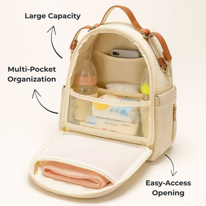 The Premium Vegan Leather Baby Changing Bag - TANCO Backpack