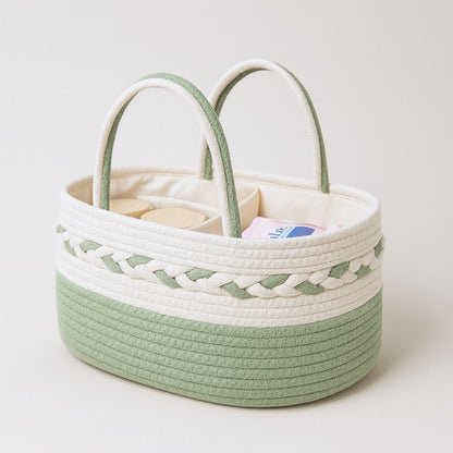The Classic Baby Nappy Organiser Basket