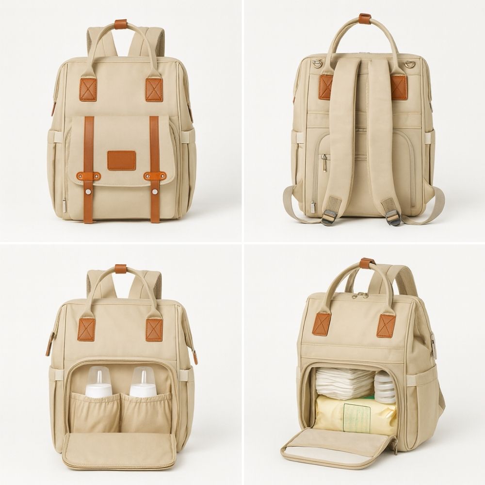 The Deluxe Baby Changing Bag - Backpack