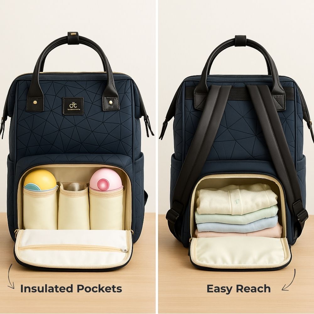 The Elegant Baby Changing Bag - Backpack