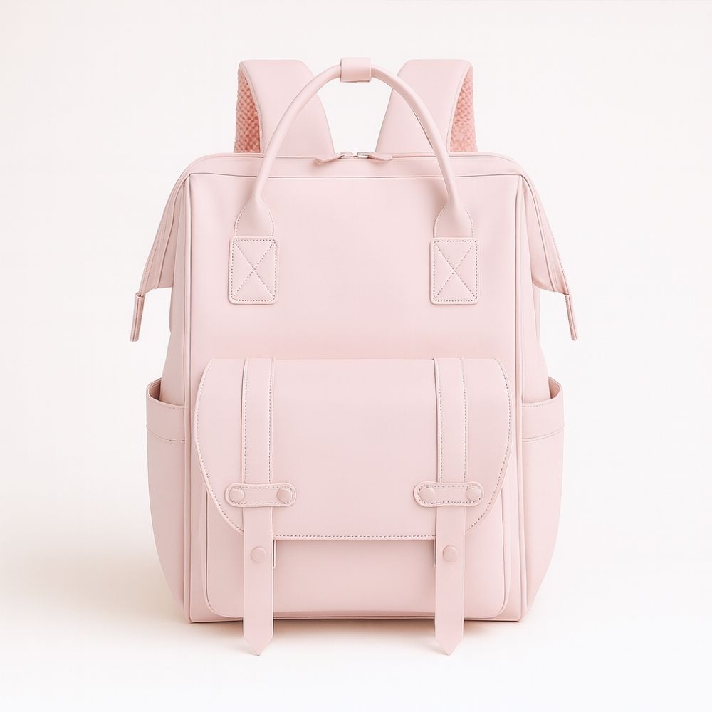 The Deluxe Vegan Leather Baby Changing Bag - Backpack